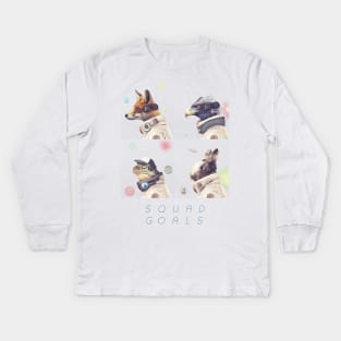 Star Team: Squad Goals Kids Long Sleeve T-Shirt